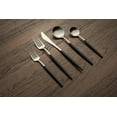 thumbnail image 2 of CAMBRIDGE Silversmiths Sojourn Black Satin 20-Piece Flatware Set, Service for 4, 2 of 3