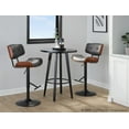 thumbnail image 2 of LumiSource Lombardi Adjustable Barstool - Set of 3, 2 of 6