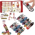 thumbnail image 1 of Finger Skateboards Advent Calendar 2024, Skateboards Advent Calendar 2024 Kids, Fidget Toy Advent Calendar 2024, Finger Skateboard Ramps Sets Toy for Kids Teens, 1 of 7