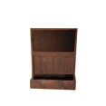 thumbnail image 1 of Grown by you WM19CB-RB Wall Mounted Chalkboard Key Rack with Planting Tray, Reclaimed Brown, 1 of 1