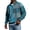 Blue, variant on Men's Neutral Patchwork Polo Shirt - Versatile Pattern, Great for Casual Outings & Everyday Style Green XL
