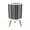 Color 2, variant on Small Trash Can with Lid Farmhouse Rustic Bull Sunflower Western Farm Country Highland Cow 1.8 Gallon Dog Proof Trash Can Round Garbage Can Waste Bin Wastebasket for Bathroom Bedroom Living Room
