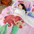 thumbnail image 5 of Castle Fairy Cartoon Mermaid 7-Piece Twin Bedding Sets,Ocean Princess Bedding Comforter Set,Kawaii Castle Breathable Sheet Sets,Ultra Soft Sea Home Decor, 5 of 9