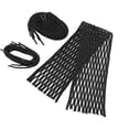 thumbnail image 4 of Lacrosse Mesh Stringing Kit, Black Wear Proof Lacrosse Mesh String Nylon  for Training, 4 of 8