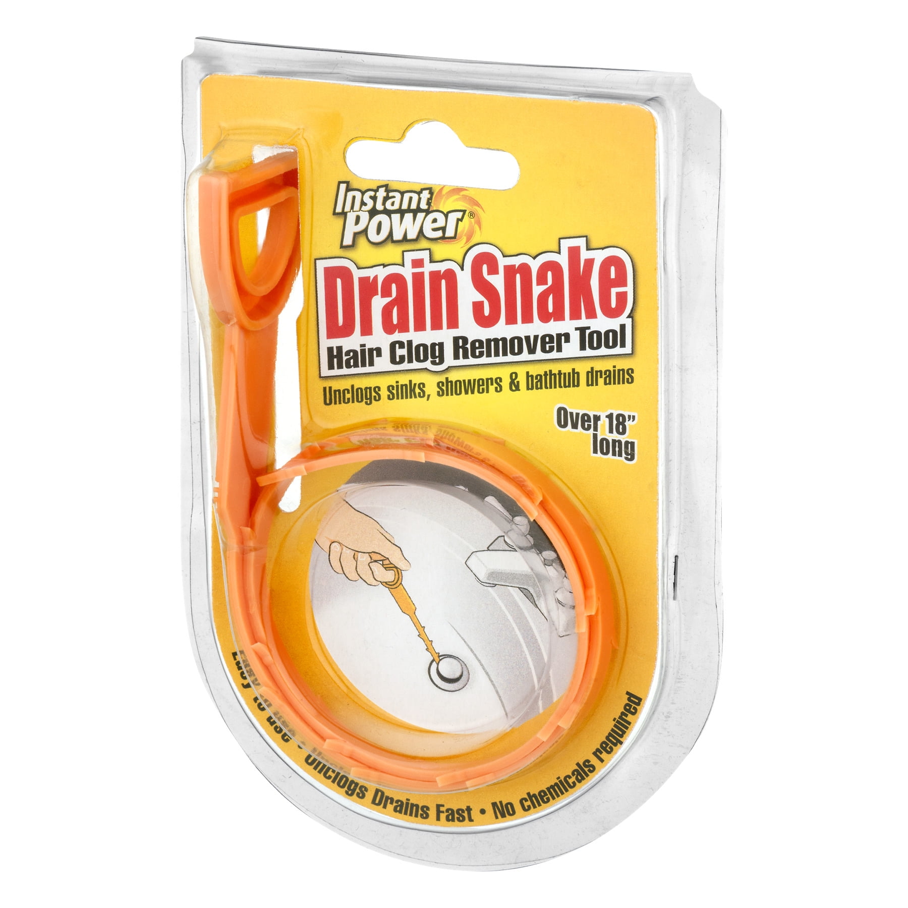 Drain Snake Hair Catcher Clog Removal Cleaning Tool Sink Kitchen Bathtub Toilet 