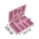 thumbnail image 3 of Organizador de cajas de plástico para almacenamiento | Porta-uñas para el arte de uñas para joyería en pastillas 6 cuadrículas | Pequeño recipiente compacto portátil para vitaminas, cuentas, 3 of 5