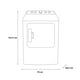 thumbnail image 5 of Secadora de gas Midea Sensor Dry 23Kg Blanca, 5 of 5