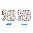 thumbnail image 7 of FORMRS 13-13.3 inch Laptop Sleeve Case Soft Carrying Quilted Computer Bag Cover, Green Stars, 7 of 7