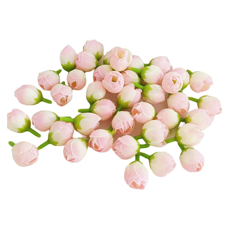 100Pcs Flower heads in bulk wholesale for Crafts Carnation Silk
