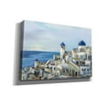 thumbnail image 2 of Epic Graffiti 'Santorini View I' by Silvia Vassileva, Canvas Wall Art, 26"x18", 2 of 2