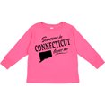 thumbnail image 3 of Inktastic Someone in Connecticut Loves Me Boys or Girls Long Sleeve Toddler T-Shirt, 3 of 5