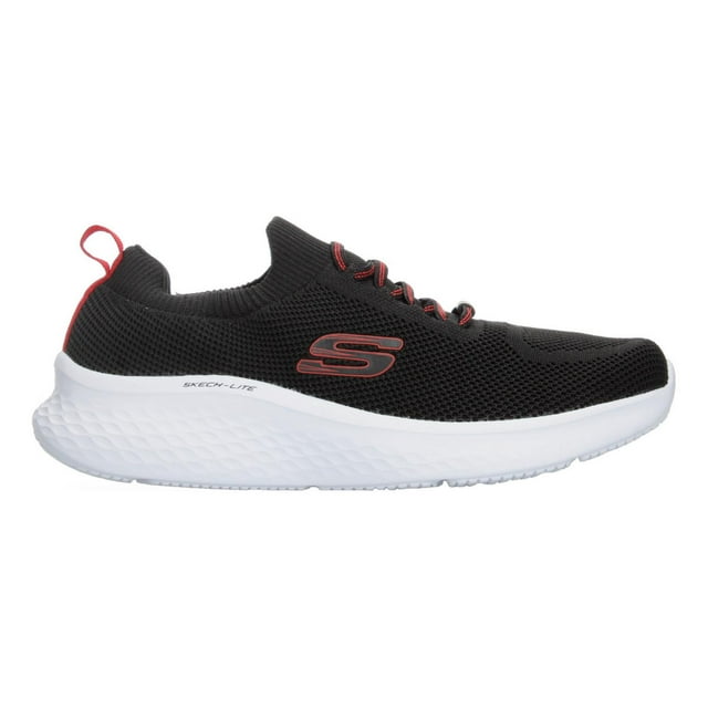 Tenis Skechers Hombre Lite Pro Negro Con Rojo Caballero rojo 28 MX