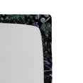 thumbnail image 3 of Ambesonne Watercolor Forest Fitted Sheet, Leaves of Jungle, Full Size, Lavender and Jade Green, 3 of 5