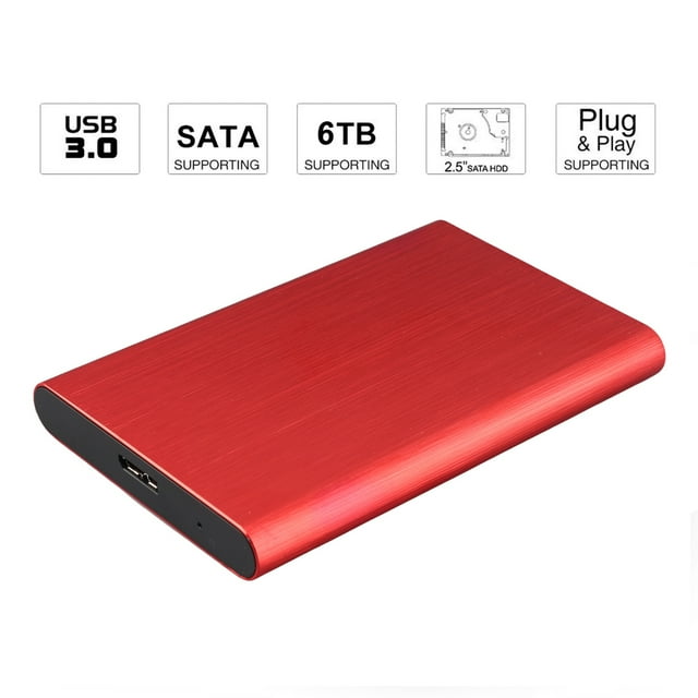 USB 3.0 to USB2.0 SSD Case, External Portable Professional SSD Case Hard Drive Enclosure Hard Drive Case for Men Women for 2.5 Inch 7-9.5MMHDD and SSD Laptop Hard Drive