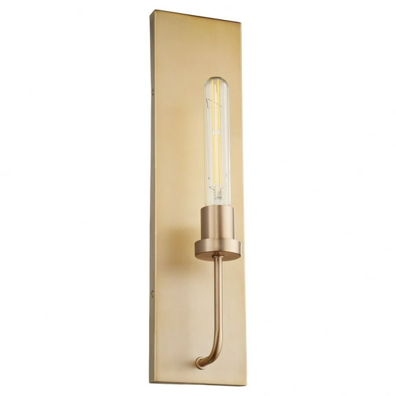 Sheridan 1 - Light Aged Brass Brass Contemporary / Modern Wall Sconce