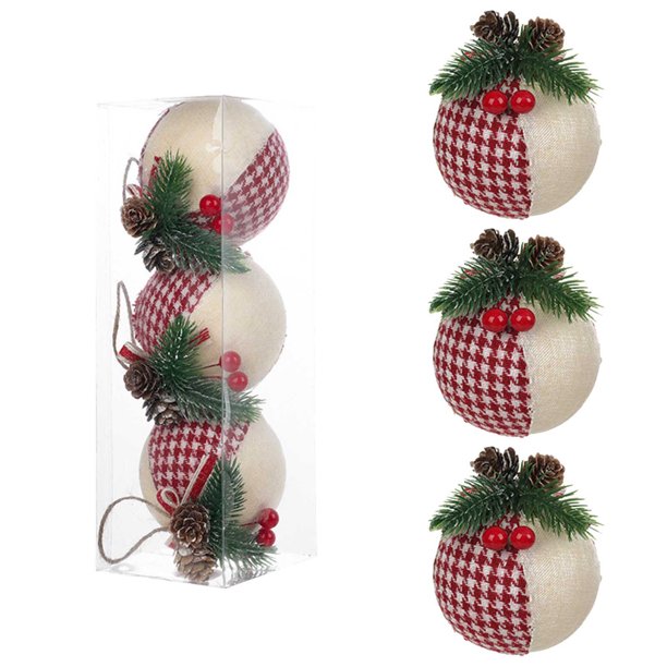 Christmas Tree Stickers Christmas Ball Red Foam Star Decorations