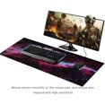 thumbnail image 6 of Large Gaming Mouse Pad XXL Extended Mat Desk Pad Mousepad Long Non-Slip Rubber Mice Pads Stitched Edges 35.4\u201dx15.7\u201d (022colorful), 6 of 6