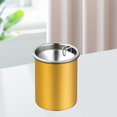 thumbnail image 4 of Stainless Steel Ashtray Ins Advanced Sense Of Home Living Room Ash Fly Office Not Leakage Pipe Ash Car Ashtray, 4 of 7