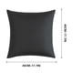 thumbnail image 3 of Paquete de 2 fundas de almohada impermeables para exteriores | Protector de respaldo de cojín moderno de color sólido | 45x45cm | Tela duradera resistente a la intemperie para muebles de salón de, 3 of 5