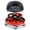 Red 2 Trays, variant on Ironmax 360° Rolling Mechanic Stool with Tool Storage Tray, Backrest, Lockable Wheels one-Tier Red