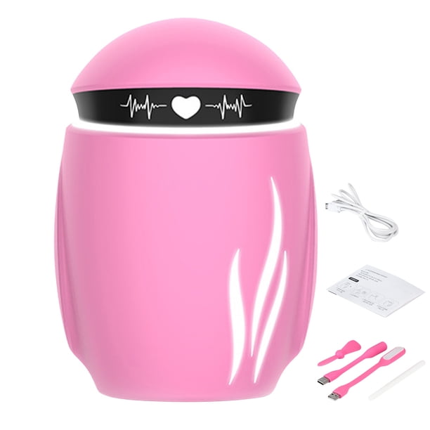 Humidificador de aire 350ml USB Mini difusor de aerosol 2W Humidificador de mesa de luz para oficina en casa, Rosa roja Noticed HA002855-02B