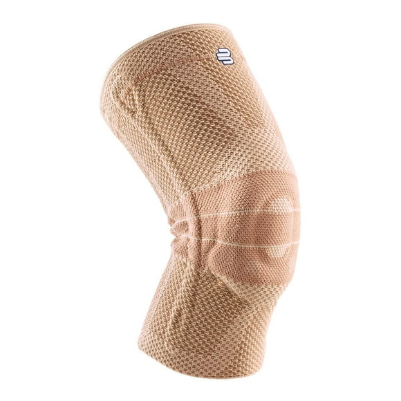Rodillera Bauerfeind GenuTrain (Nueva versión): soporte específico para el alivio del dolor y la estabilización de rodillas débiles, inflamadas y lesionadas, y con artritis. Talla 5C, Comfort. Color n