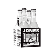 Jones Soda Cream Soda Pop, 12floz, 4 Pack Bottles