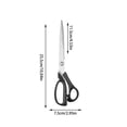 thumbnail image 2 of Gecau Scissors Dressmaker And Cutter Thread Scissors Fabric Lightweight Comfortable Grip Rust Proof For Dressmaker Handicraft C Decorative 3.2x0.4 Inch, 2 of 5