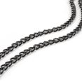 thumbnail image 3 of Correa de repuesto para asa de mensajero de hombro con cadena de bolso de metal (negro), 3 of 5
