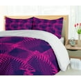 thumbnail image 5 of Ambesonne Magenta Duvet Cover Set, Dark Colored Trippy, King, Fuchsia Purple, 5 of 6