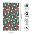 thumbnail image 2 of Fotbe Santa Claus Toalla Premium con Patrón, Toalla de Microfibra de Secado Rápido, Ligera y Altamente Absorbente (27.5x16in), Ideal para Uso Diario, 2 of 6