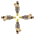 thumbnail image 2 of Labwork 4 Pcs Fuel Injectors Replacement for Chevrolet/chevy Tracker Suzuki Sidekick X-90 Geo Tracker 1.6L 4G1549 1571058B00 INP-470 Fits select: 1995 SUZUKI SIDEKICK JX/JLX, 2 of 5