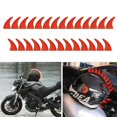 thumbnail image 3 of Dirtbike Rubber Helmet Mohawk Warhawk Spikes Decals Strip Reflective Best HOTS J3S6, 3 of 9