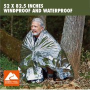 Ozark Trail Reusable Emergency Survival Camping Blanket, Silver, 1.5 oz