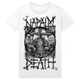 thumbnail image 3 of Camiseta Napalm Death Grinding Heavy Metal para hombre y mujer, 100% algodón, talla grande, estampado, cuello redondo, ropa de calle, Top Unisex, 3 of 4