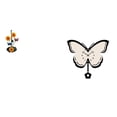 thumbnail image 1 of Dispensador De Toallas De Papel Con Forma De Mariposa, Soporte Vertical Antideslizante Para Pañuelos, Soporte Para Colgar En La Pared, Acrílico, Reloj Decorativo Que No Hace Tictac Para El, 1 of 8