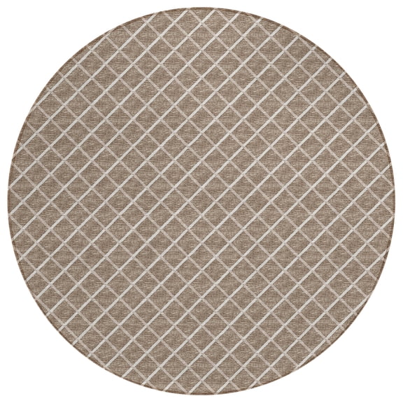 Dalyn York Area Rug YO1-Taupe YO1TP8RO Taupe, 8' x 8'