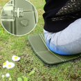 thumbnail image 3 of 2 piezas de cojín de espuma plegable cojín para senderismo cojín plegable cojín impermeable portátil para caminar al aire libre camping picnic parque + 2 bolsas de almacenamiento - naranja + verde, 3 of 5