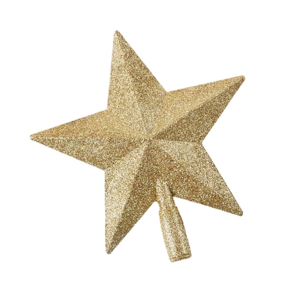 Top de árboles de Navidad Estrella Festival de decoración de árboles de Navidad, estrella para los regalos de Navidad de del árbol de Navidad para invierno, hogar Oro
