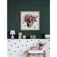 thumbnail image 6 of Marmont Hill Flowers and a Skull Framed Painting Print, 6 of 6