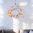 thumbnail image 4 of SIYTUAU Yellow White Gradient Rattan Butterfly Garland Artificial Decorative Vine For Walls Balustrades Arch Spring Party Decor C, 4 of 7