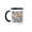 Black/White, variant on 3drose, Angelic Robin Watercolor, 15oz Mug