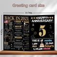 thumbnail image 2 of Tarjeta de Aniversario Joycard 5º Regalo de Boda en Madera, 2 of 7