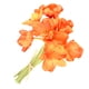 thumbnail image 4 of Flores artificiales para el hogar, oficina, simulación, decoración Floral, banquete de boda, PU, ​​Flor falsa, naranja rojo 10 Piezas Yuarrent HA000017-03B, 4 of 6