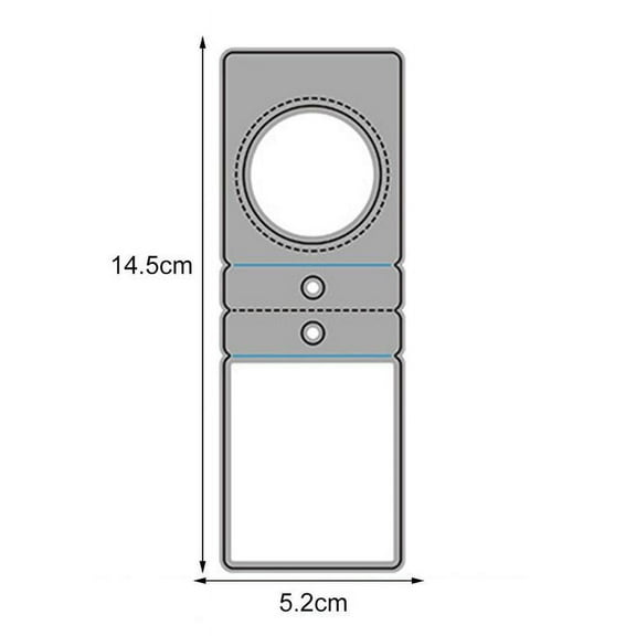 AOFIN Label Tag Metal Cutting Dies Mold, Fold Over Window Tag Die Cuts, Carbon Steel Stencils Embossing Template for DIY Scrapbooking Photo Album Craft R4P4