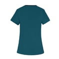 thumbnail image 5 of VV AVEORS Scrubs For Women Set Medical Uniform - V-Neck Top & Straight Leg Pants With Cargo Pockets, Unisex Workwear Dark Blue 2XL, 5 of 8