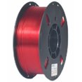 thumbnail image 2 of Filamento para impresora 3D RANKI PETG de 1,75 mm, bobina de 1 kg (rojo transparente), 2 of 6