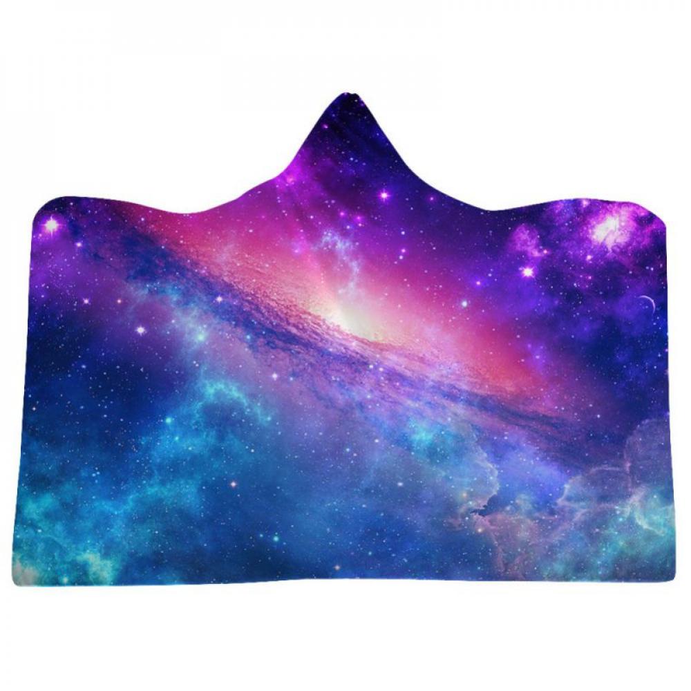 galaxy hooded blanket