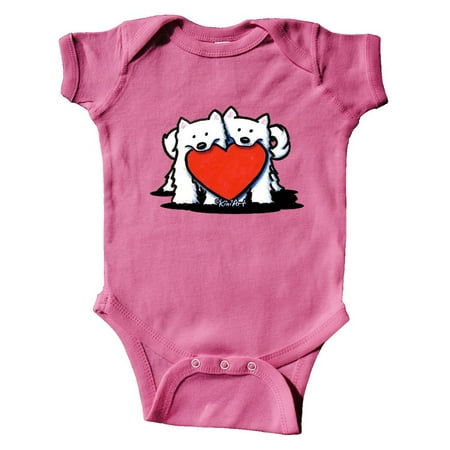 

Inktastic Eskies w/ Heart (for Darks) Gift Baby Boy or Baby Girl Bodysuit