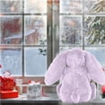 thumbnail image 5 of ValHome Purple Bunny Easter Bunny Plush Toys - 10.6" Cozy Easter Bunny Basket Filler Stuffed Animals Huggable Pillow - Spring Decorations Easter Basket Stuffer Birthday Gifts for Kids, 5 of 5